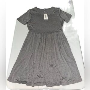 NWT Auselily Midi Dress with Pockets